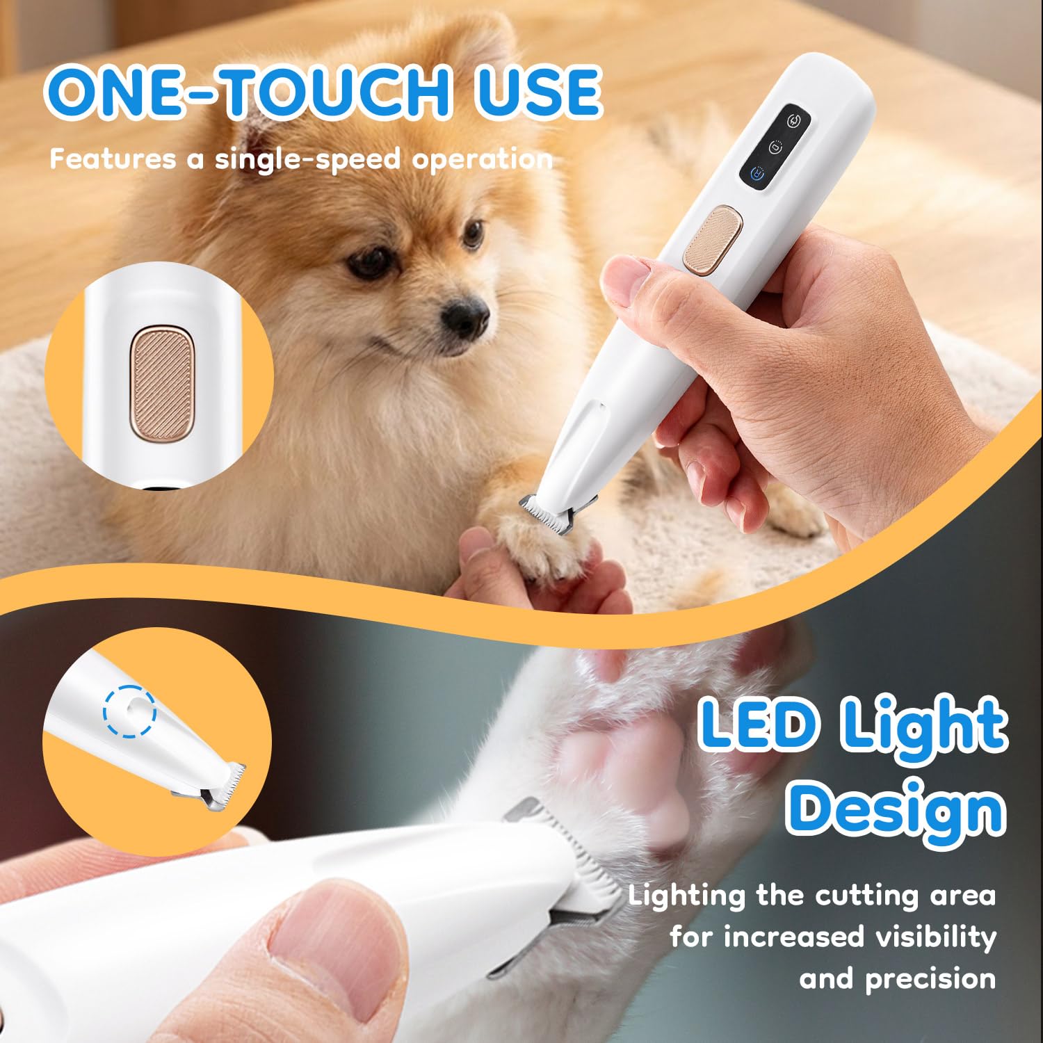 Coocoe Pet Micro Precision Trimmer