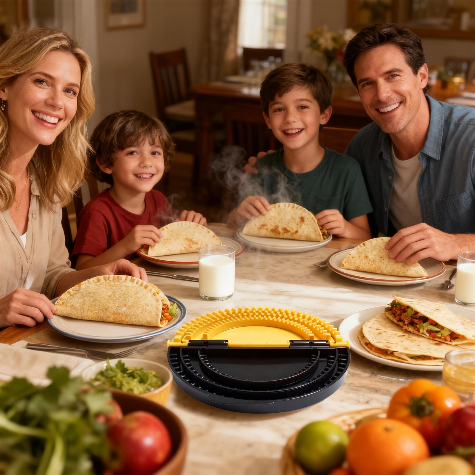 Coocoe 3-in-1 Tortilla Sealer & Crimper Press
