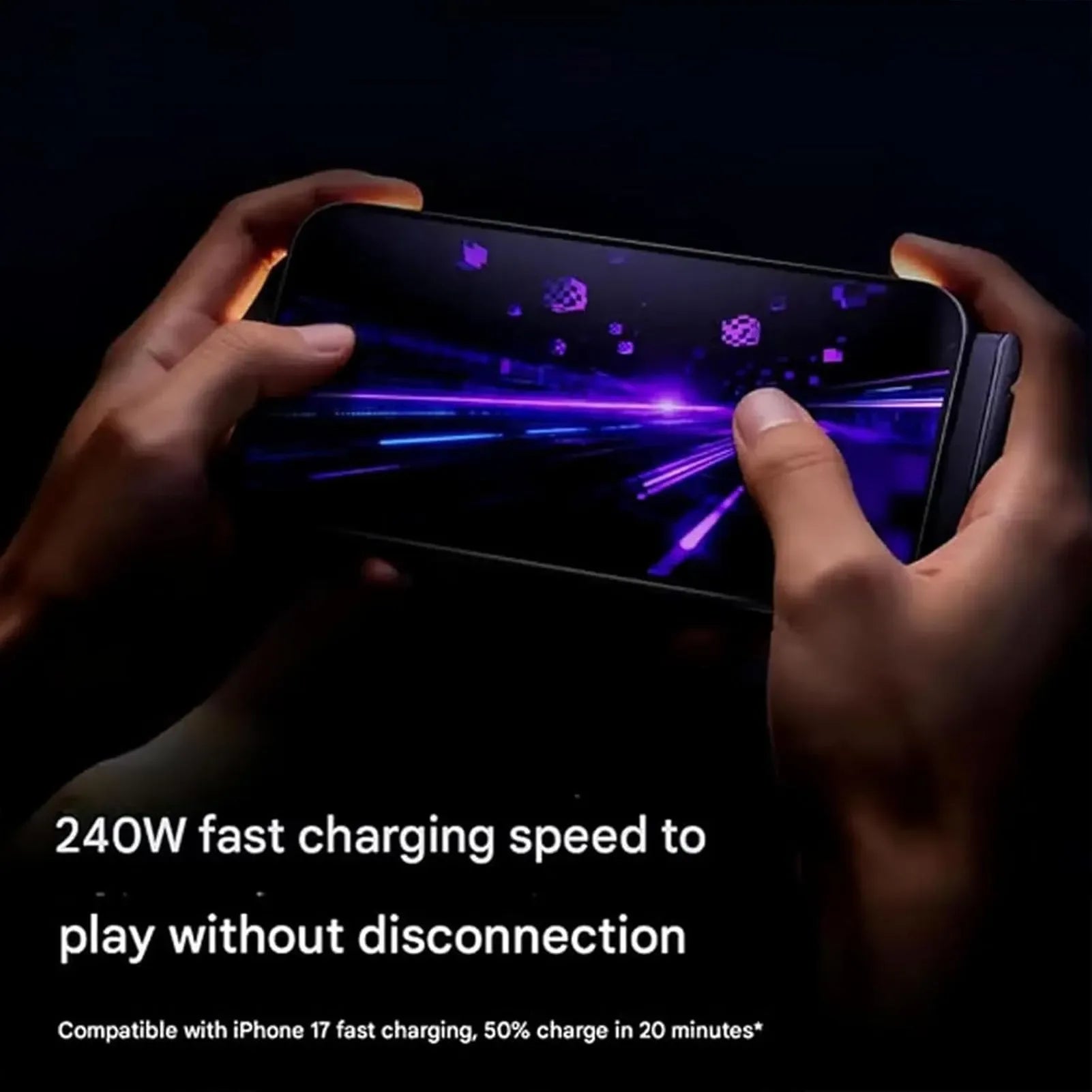 Coocoe 240W Fast-Charging 2-in-1 Stand Hidden Cable