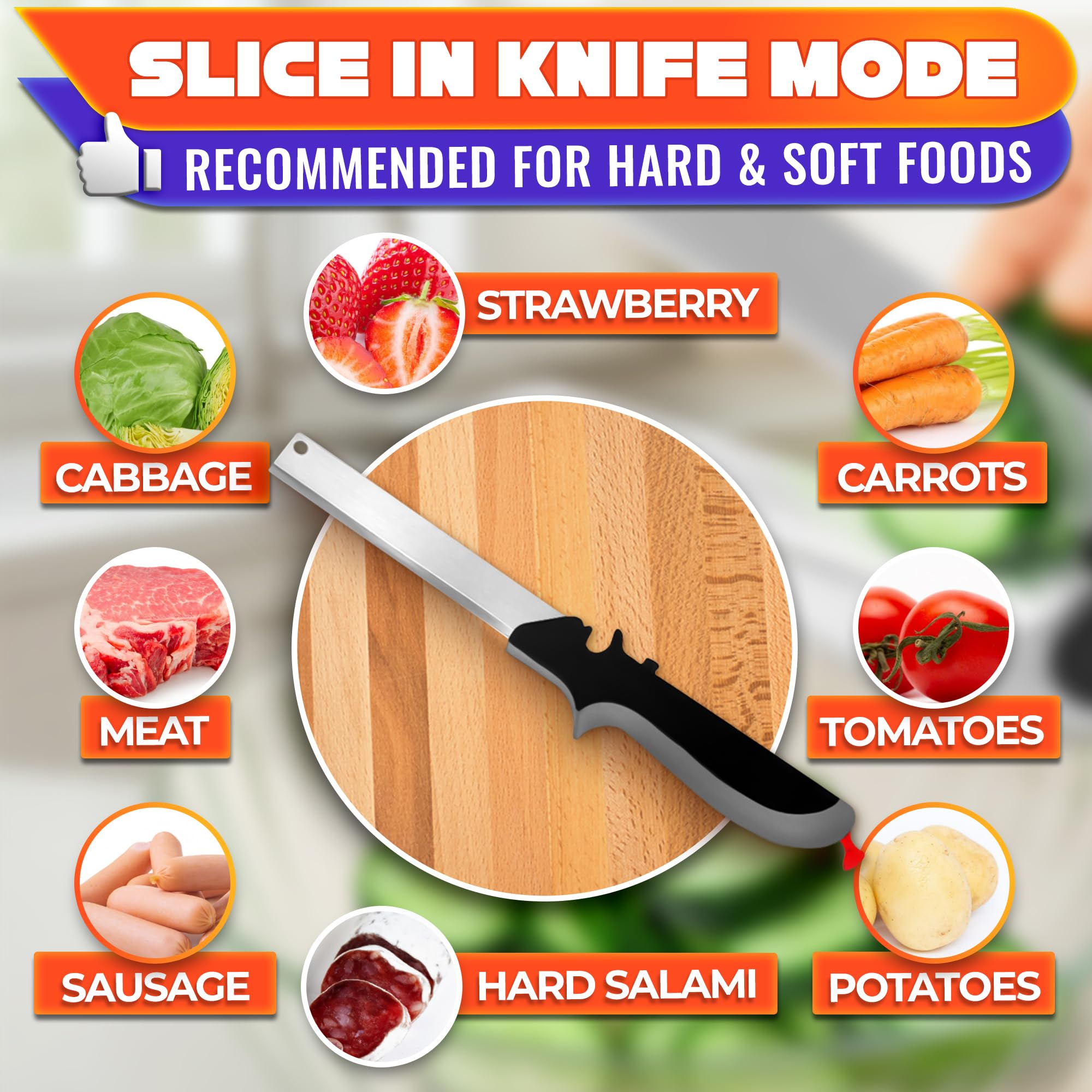 Coocoe 2 in 1 Kitchen Scissors for Food