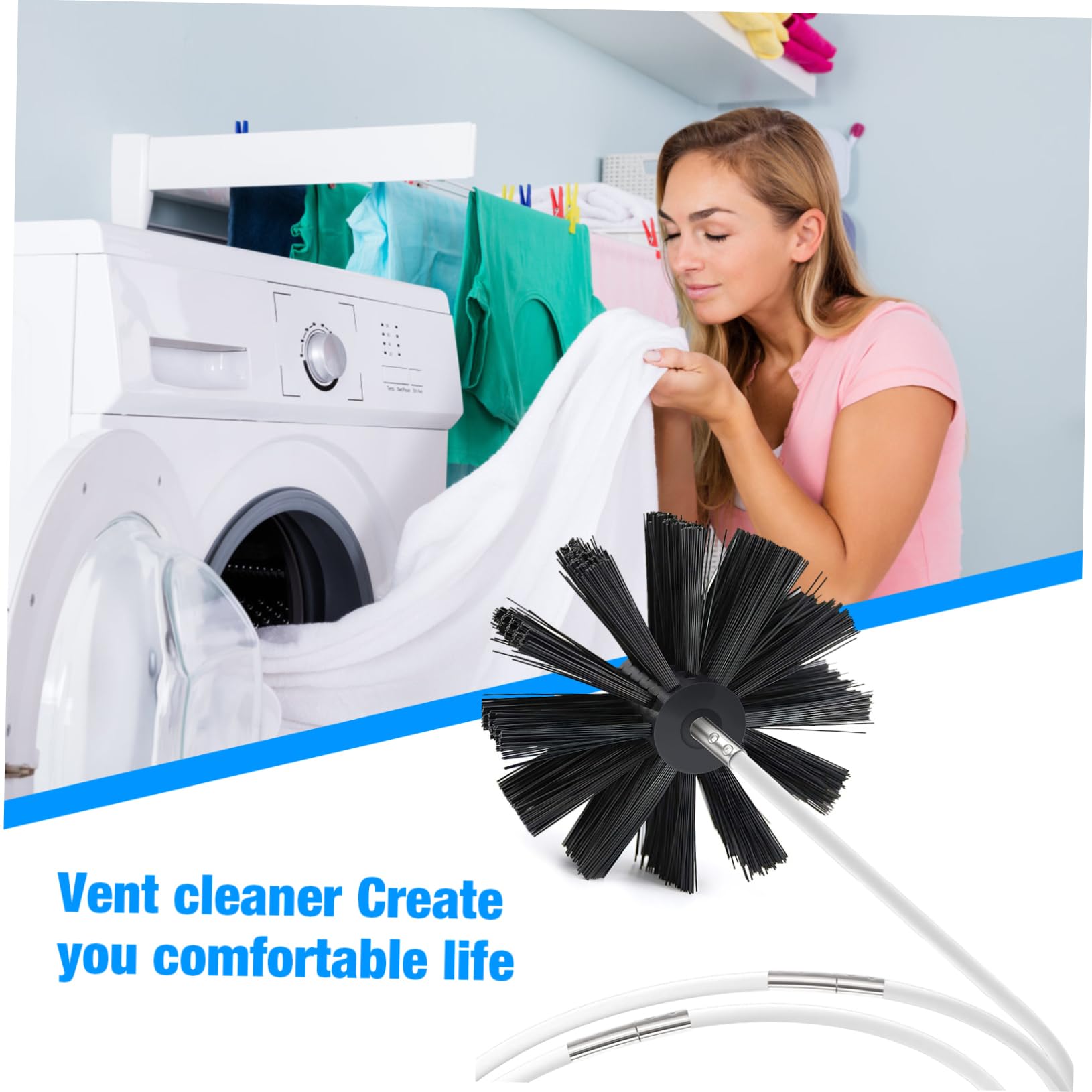 Coocoe Cleaning Kit Dryer Vent Cleaner Kit