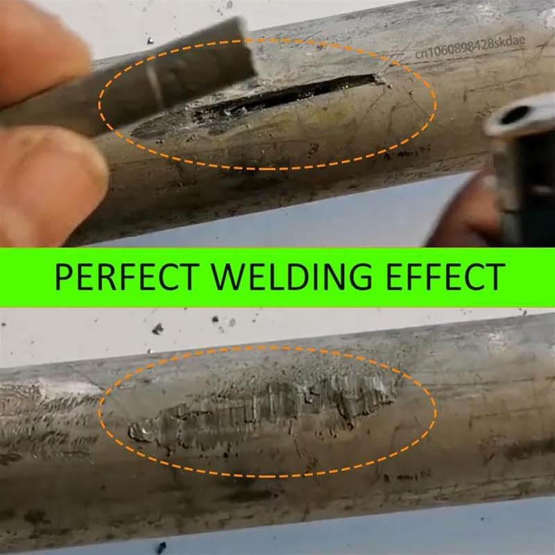 Coocoe Low-Temp Aluminum Welding Rods, Easy-Fuse Flux-Cored Rods