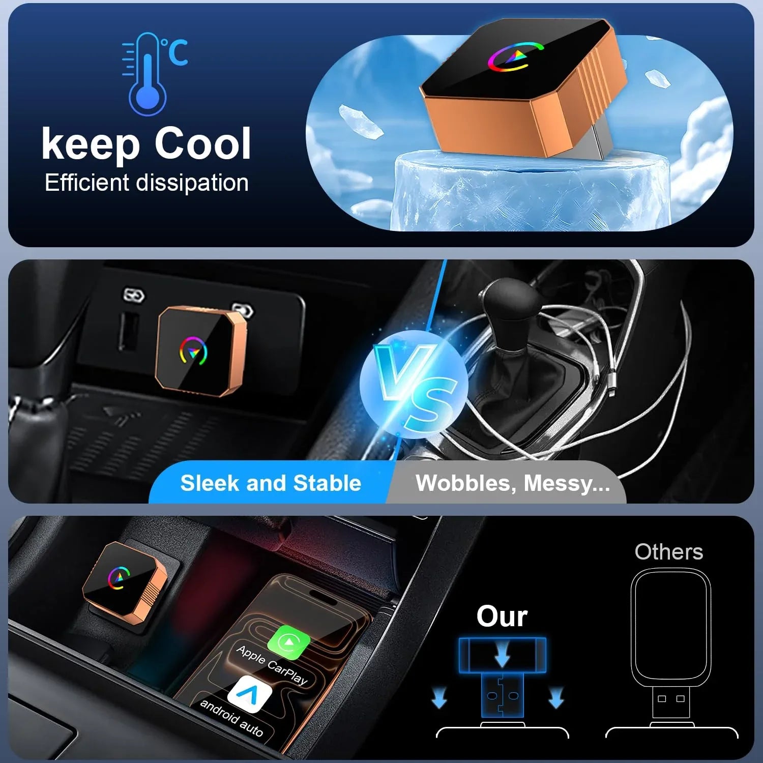 Coocoe Wireless CarPlay Adapter