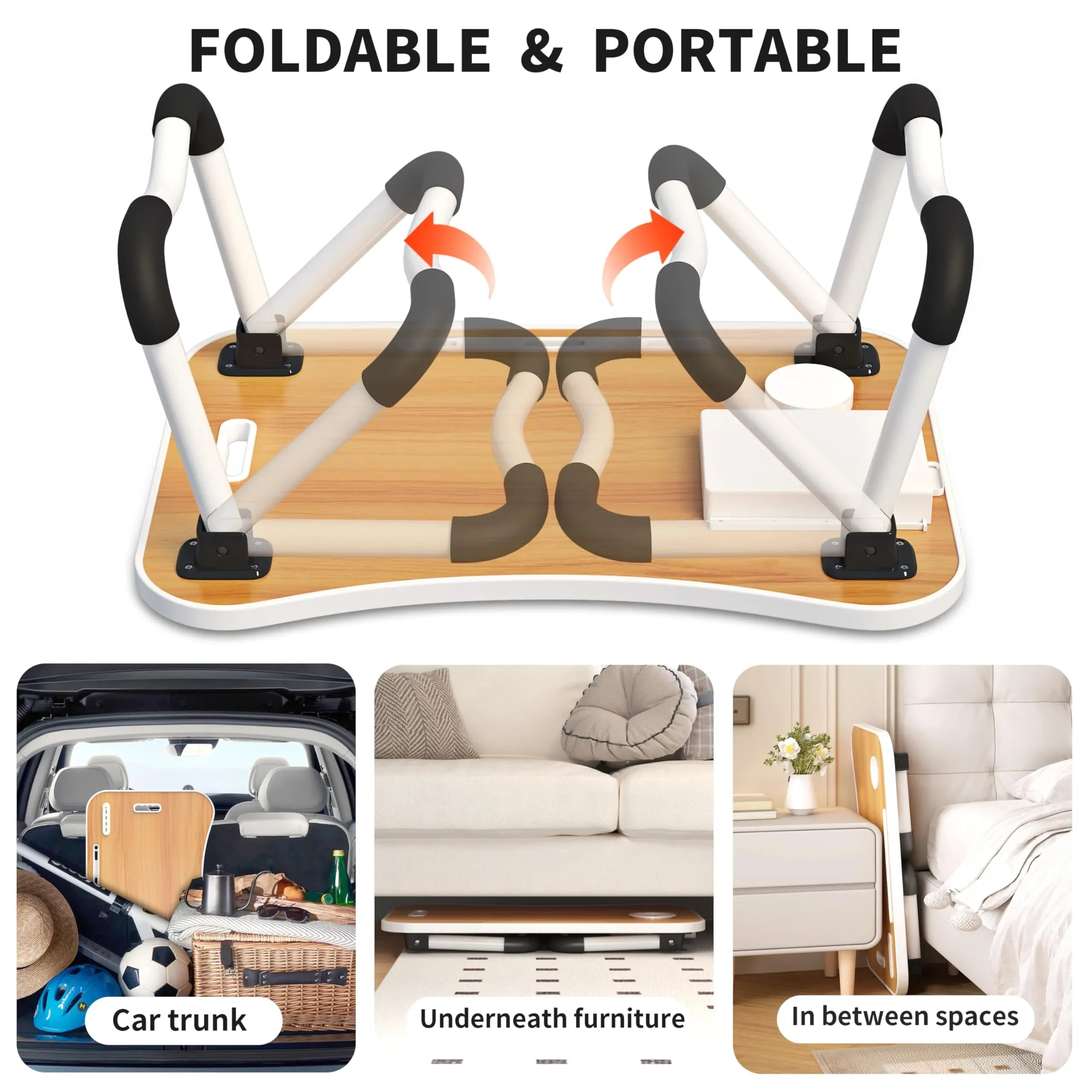 Coocoe Foldable Portable Laptop Stand Lap Desk