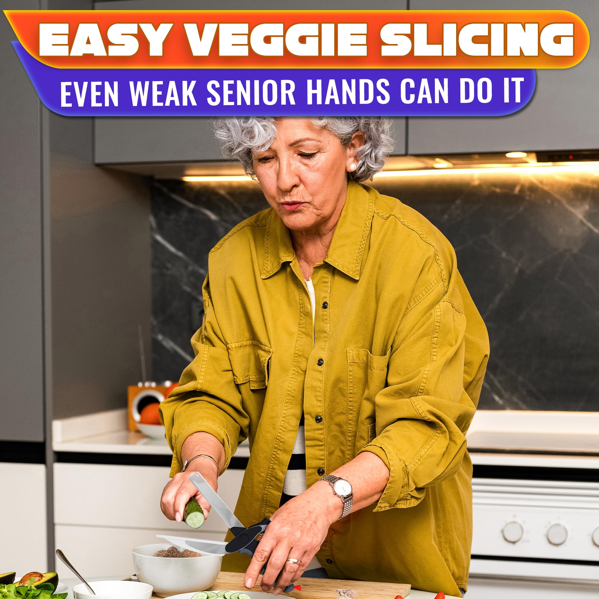 Coocoe 2 in 1 Kitchen Scissors for Food