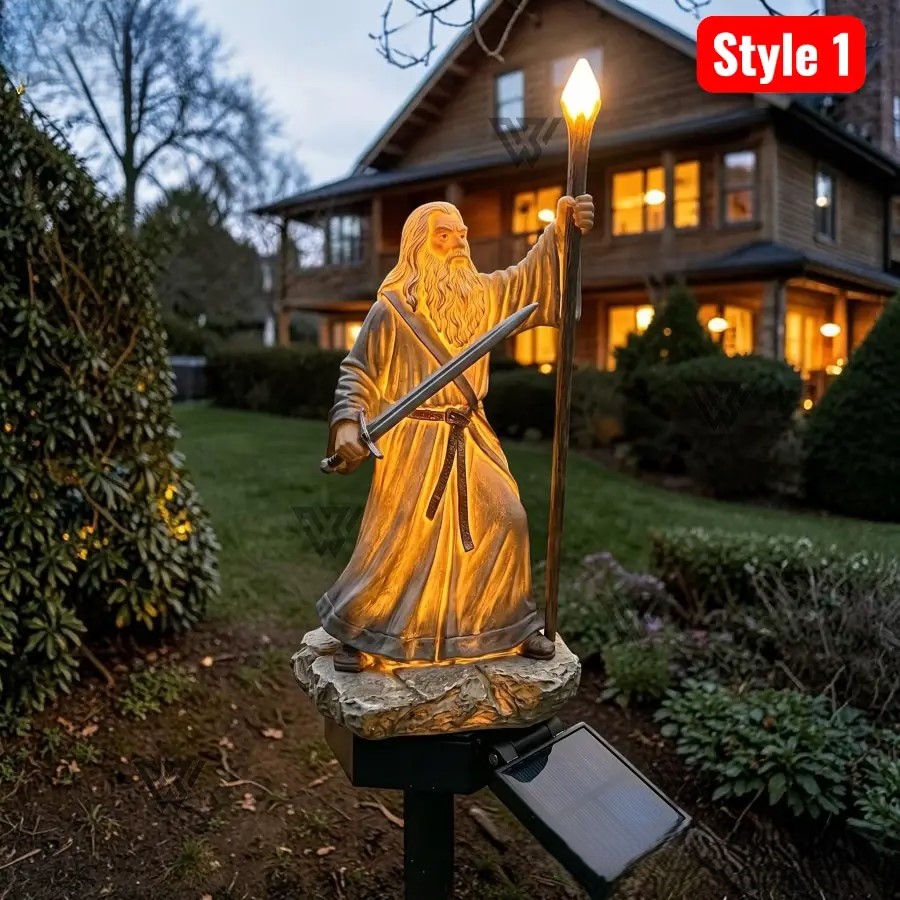🧙Wizard vs Balrog Solar Garden Stake Lights