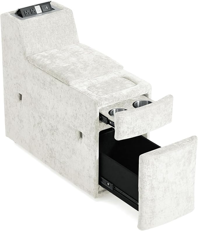 Versatile Console for Olar Oversized Modular Couch, Fuctional Side Table