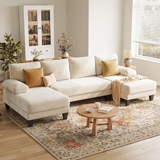 U-Shaped Sectional Couches for Living Room
