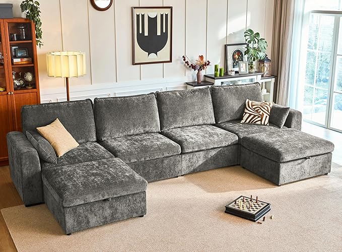 Oversized Modular Sofa Comfy Cloud Couch with Storage