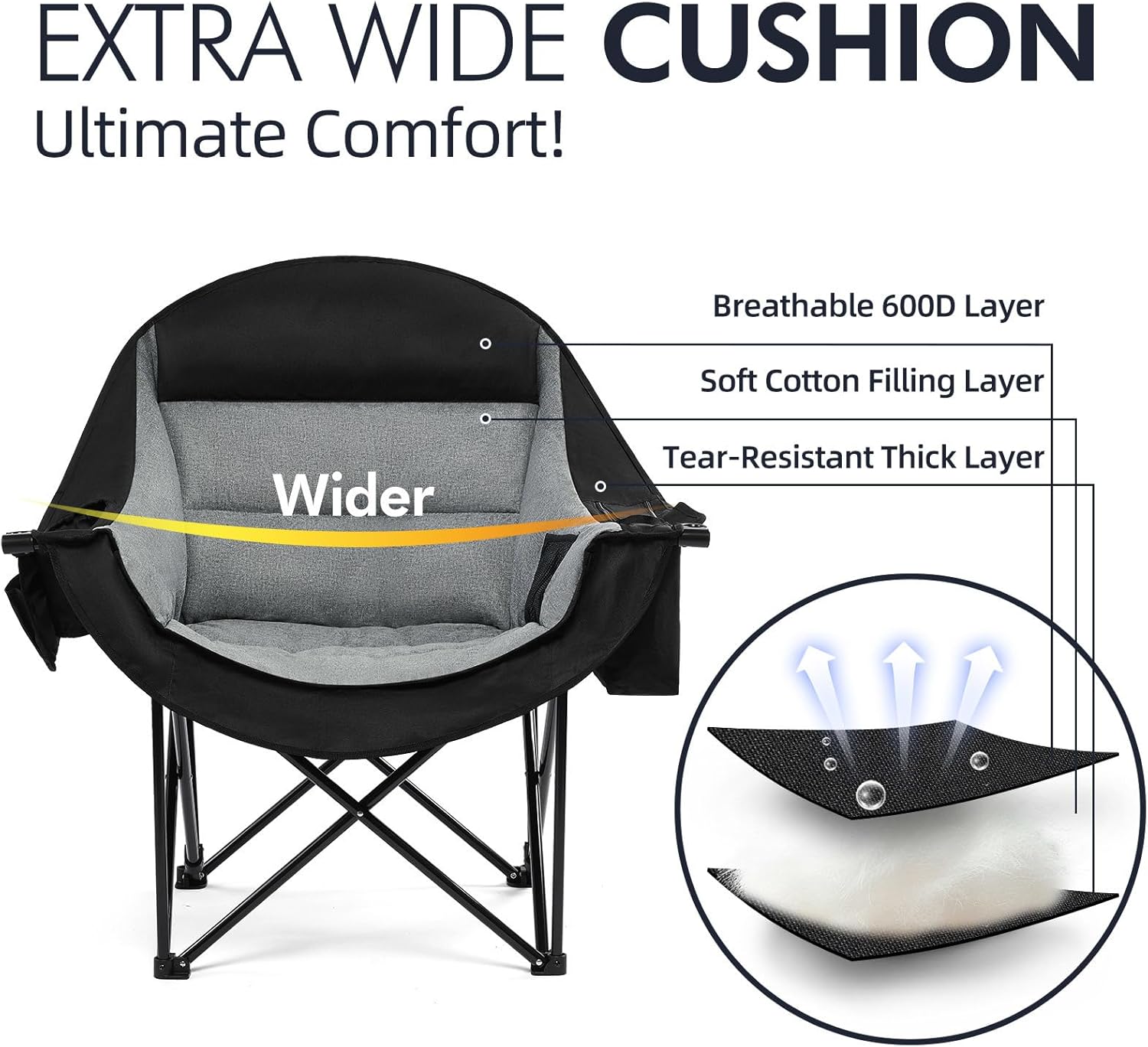 Oversized Camping Chairs for Adults