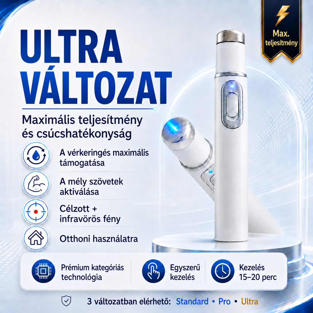⚡ A fejlett lökéshullám-terápia támogatja a férfiak szexuális egészségét 💪 és segít enyhíteni az izom-, ízületi és ínfájdalmat 🦵