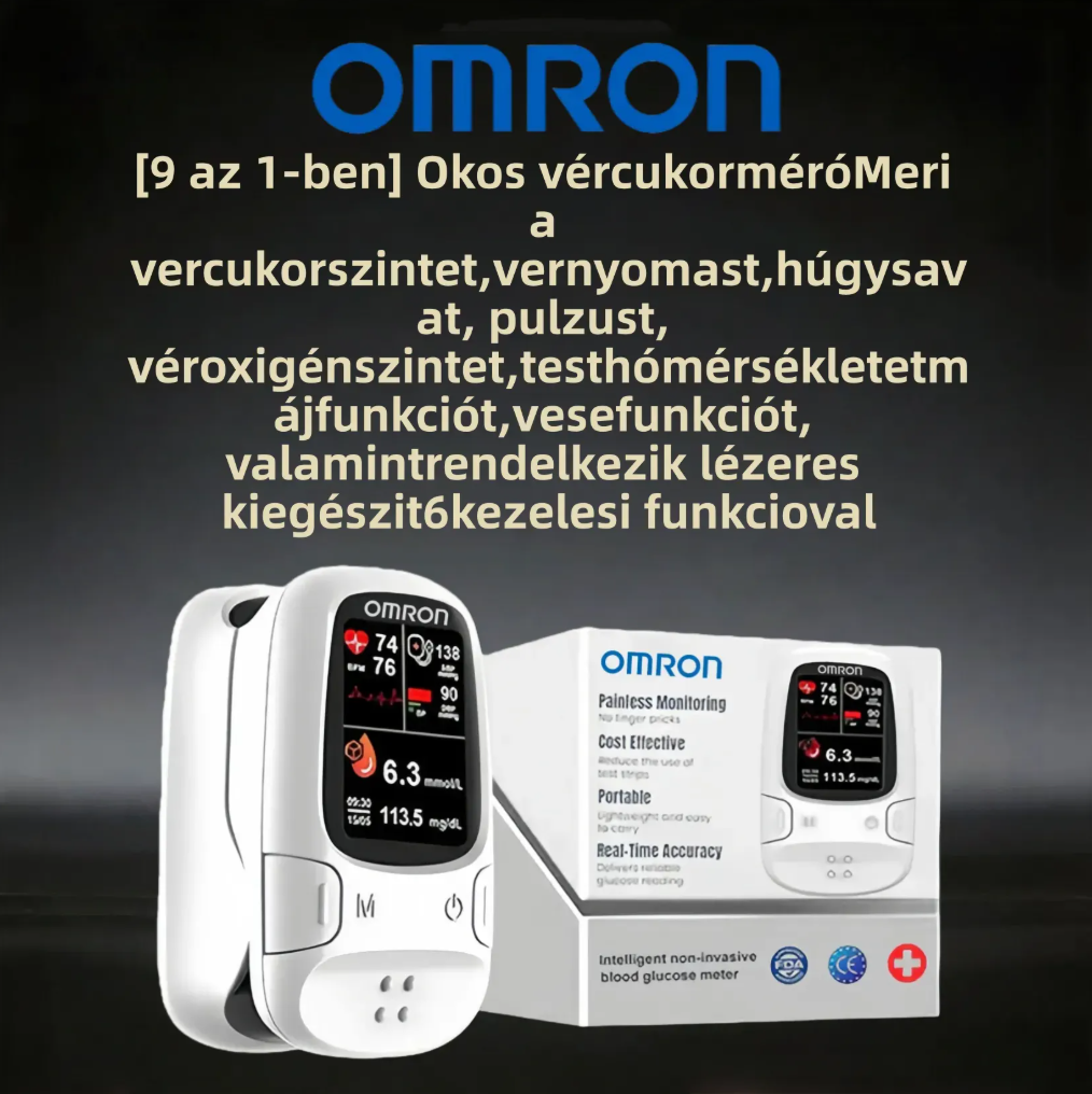 Omron™ bemutatja az újonnan piacra dobott non-invazív okos vércukormérőt 🔥Készült az USA-ban🔥