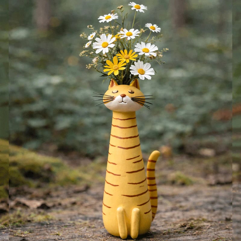 💖🎁2026 Mother's Day Gifts--😻Unique Cat Shaped Flower Vase