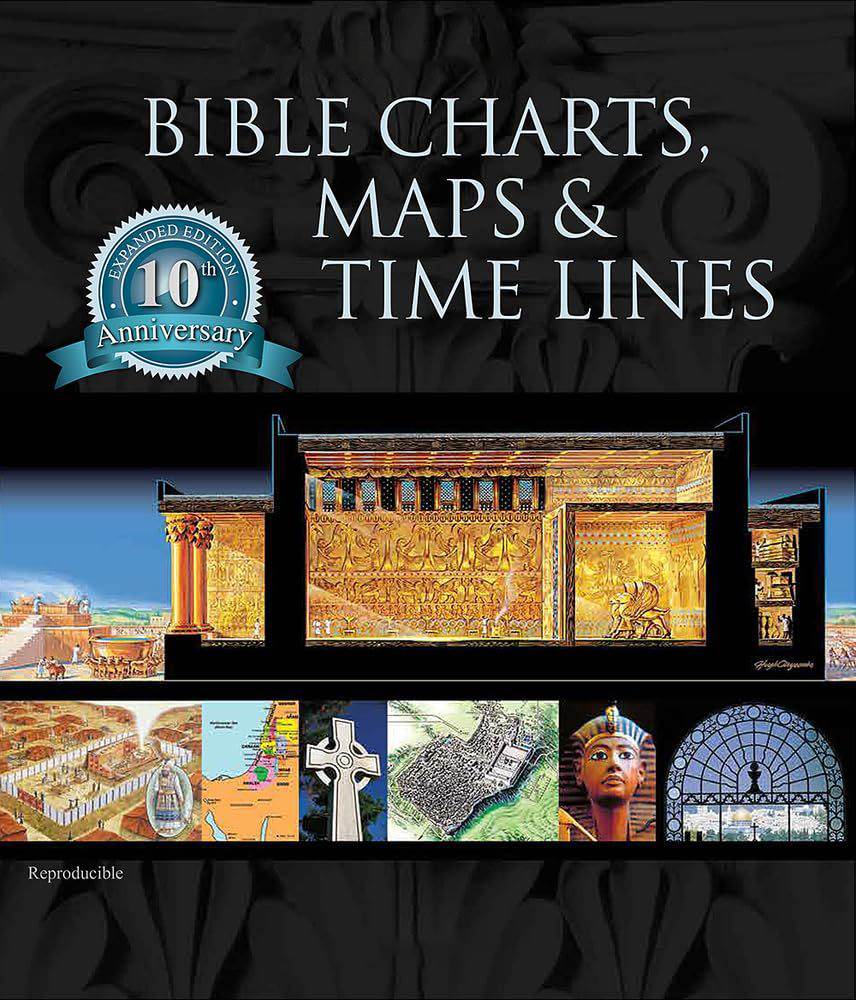 🔥Last Day70% off🔥10th Anniversary Edition Bible Charts, Maps and Time Lines（Spiral-bound hardcover）