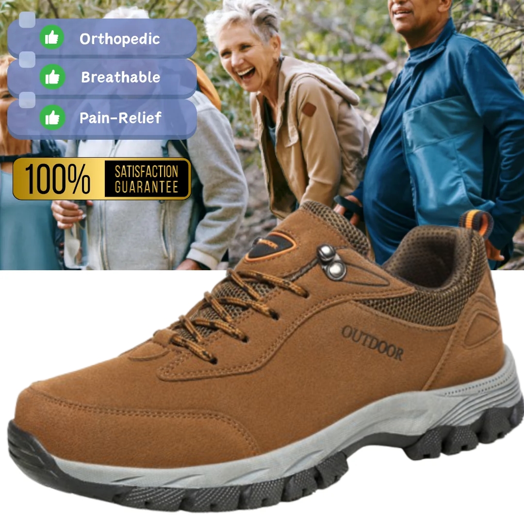 🔥Letzter Tag: 70 % Rabatt!🔥 Atmungsaktive Herren-Wanderschuhe mit guter Fußgewölbeunterstützung, bequeme orthopädische Wanderschuhe