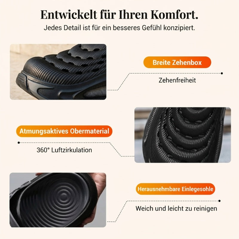 💨 Atmungsaktive rutschfeste Clogs｜Komfortabel und sicher