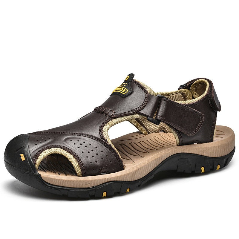 Leather sports sandals