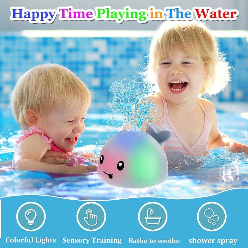 Rechargeable Whale Light-Up Bath Toy