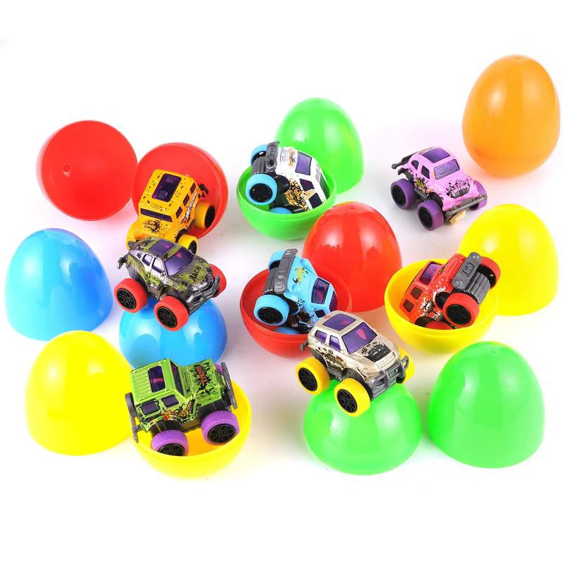 Lumosliving™ Easter Eggs with Monster Trucks