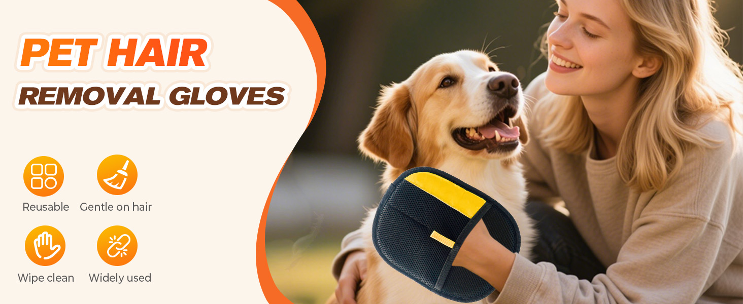 Pet Hair Remover Gloves 3