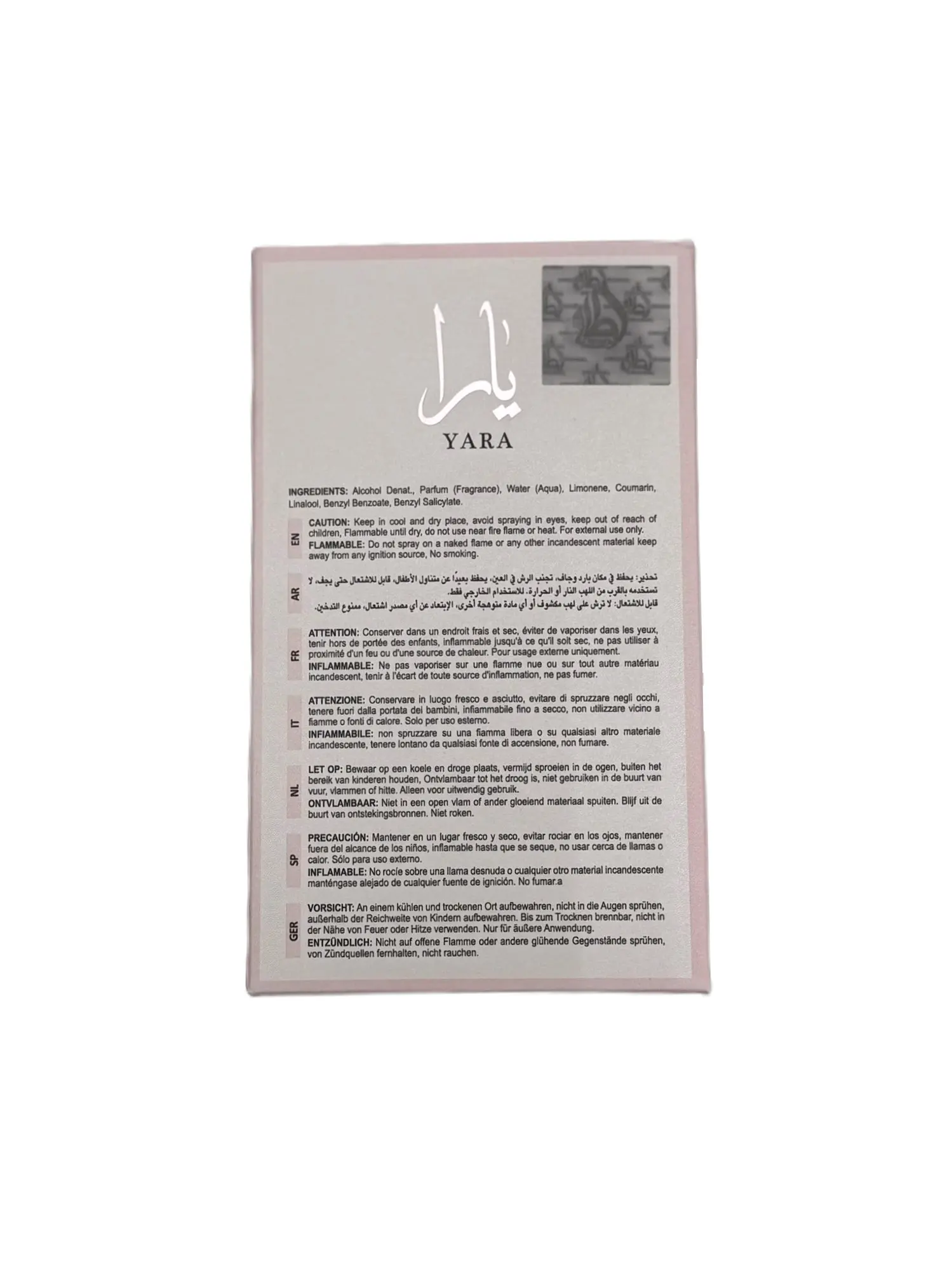 2026 Global Bestseller Lattafa Yara for Women Eau de Parfum Spray, 3.4FL.OZ Aroma Floral Fragrance Perfume Scent Vanilla Pack Scented Cologne Cosmetic