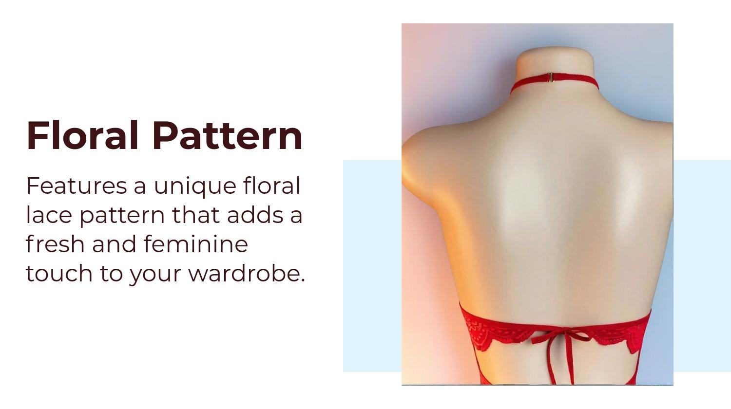 Women's Sexy One-Piece Floral Lace Bow Tie, Fitted All-Season Fashion, Perfect for Casual Wear & Stylish Occasions