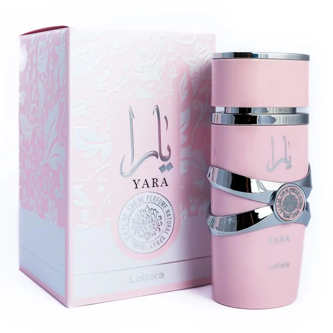 2026 Global Bestseller Lattafa Yara for Women Eau de Parfum Spray, 3.4FL.OZ Aroma Floral Fragrance Perfume Scent Vanilla Pack Scented Cologne Cosmetic