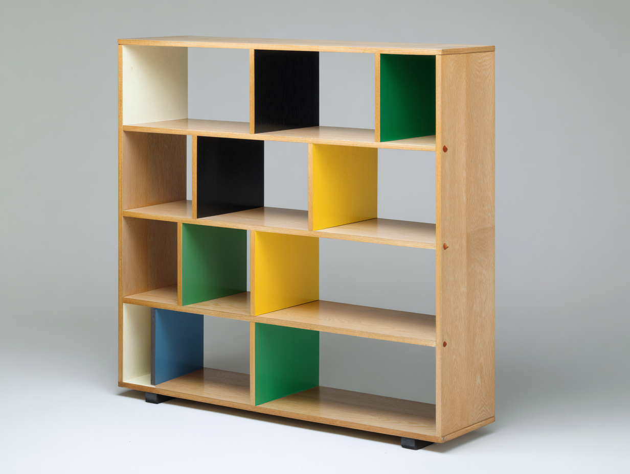 Librería-madera-estantes abiertos-150x40x120 cm-marrón-diseño moderno interior