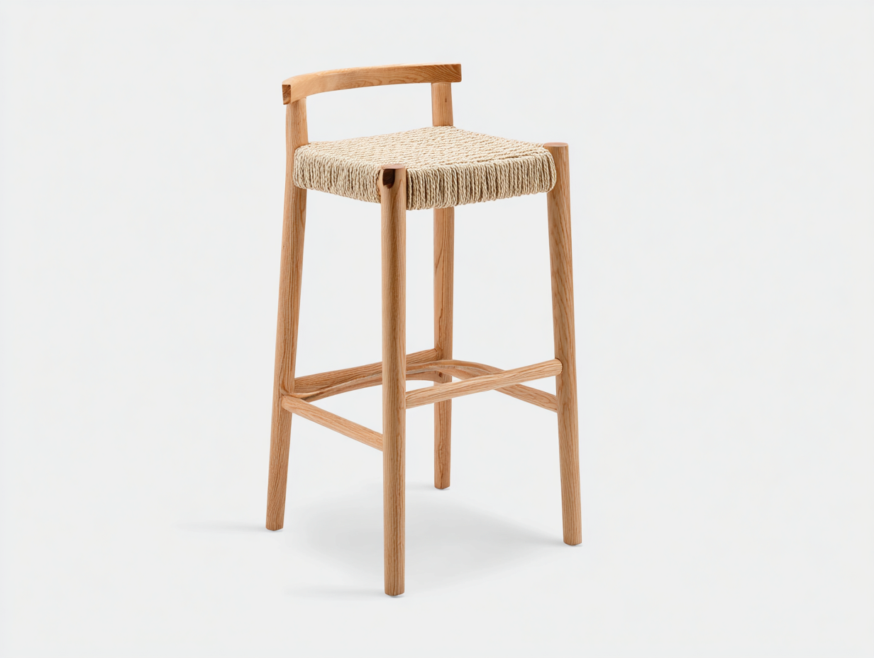Silla de jardín-madera-45x45x95 cm-marrón-moderno