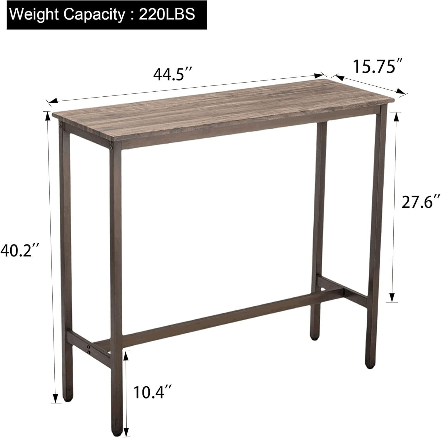 44.5" Bar Table