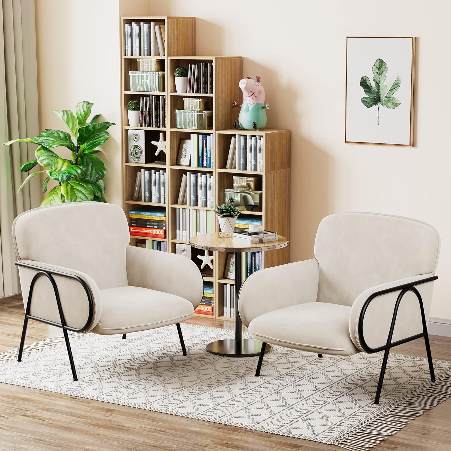 Accent Chair Set of 2 for Living Room Bedroom