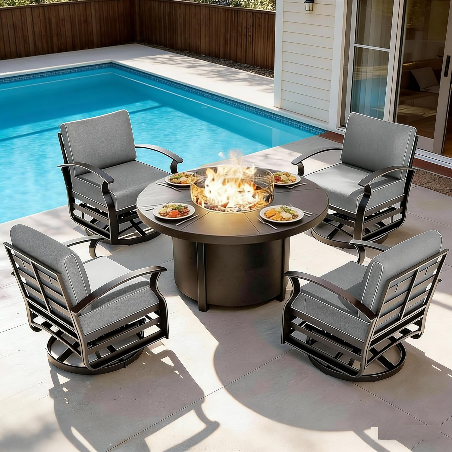 Metal Patio Furniture Set Patio Conversation Sets