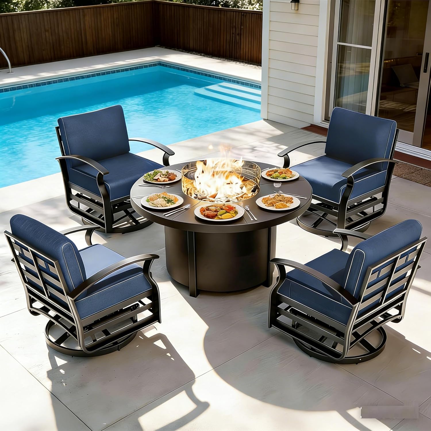 Metal Patio Furniture Set Patio Conversation Sets