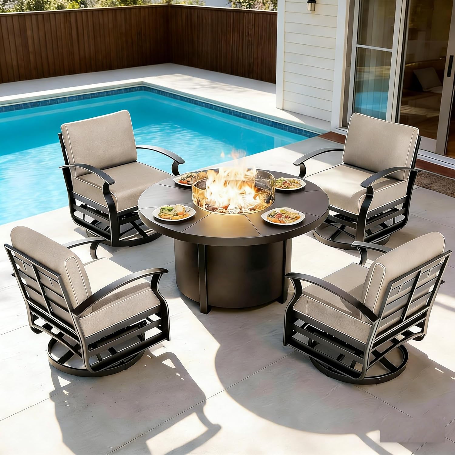 Metal Patio Furniture Set Patio Conversation Sets
