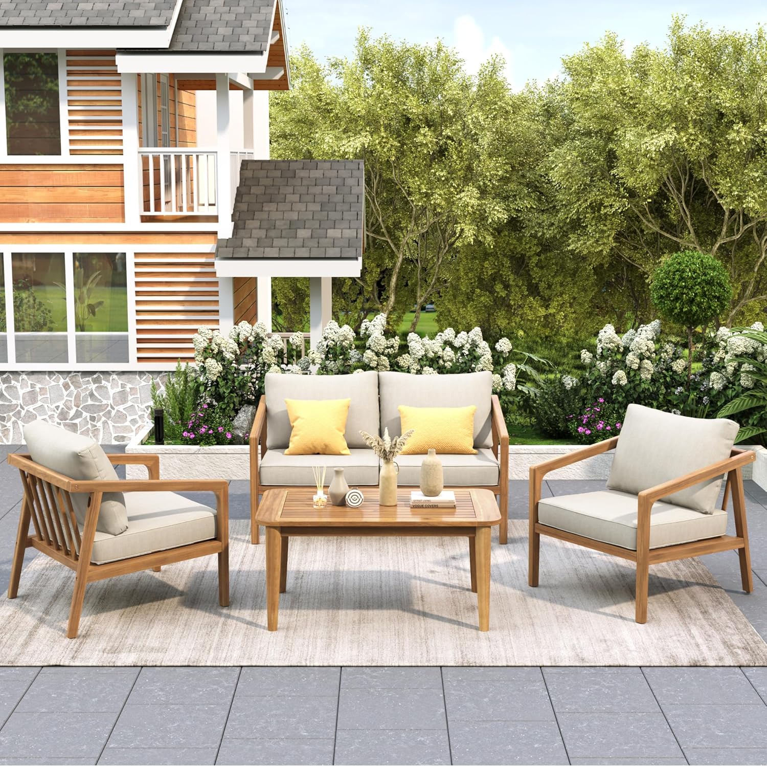 Patio 4-Piece Conversation Set