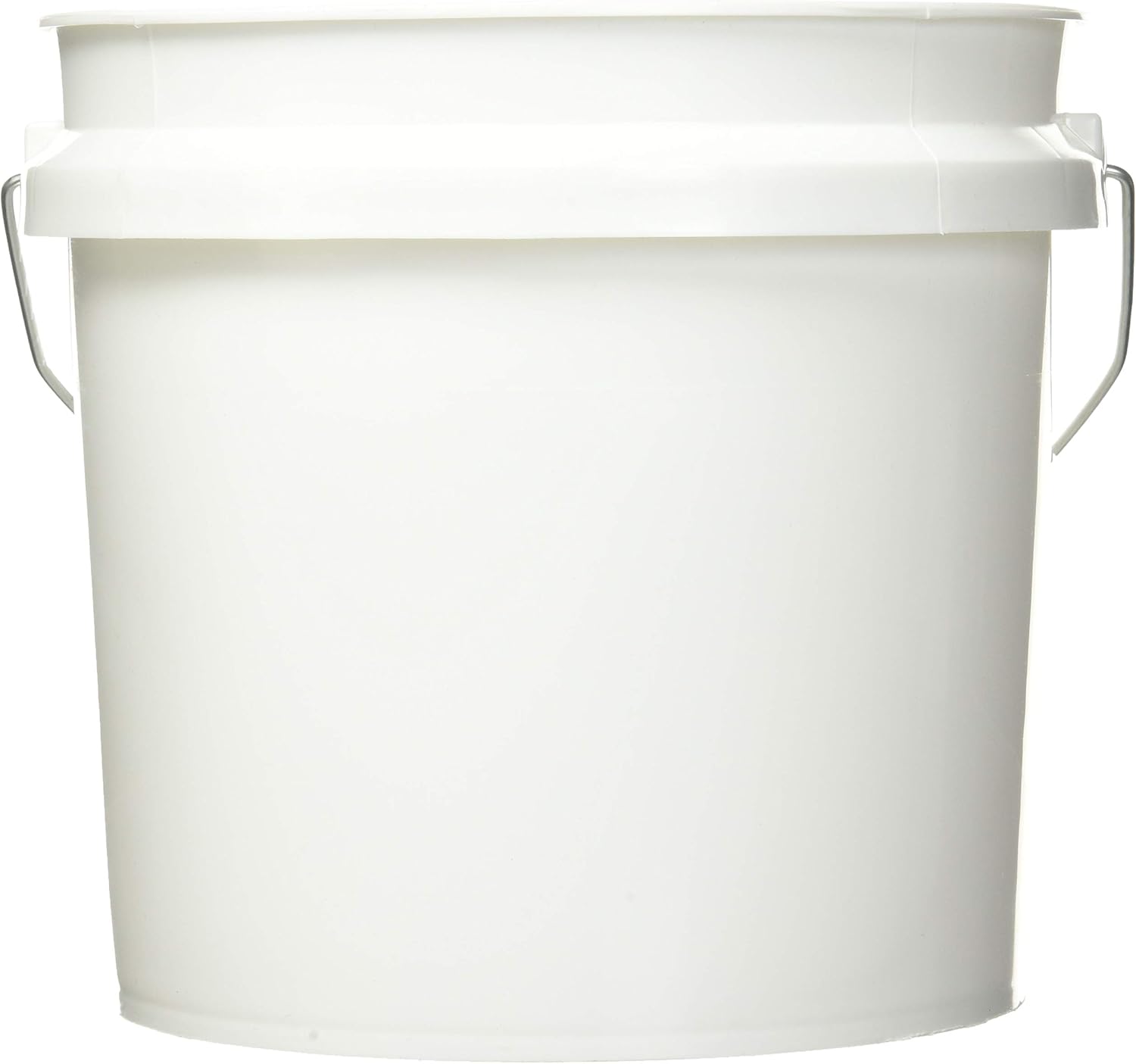 1-Gallon White Plastic Pail Paint Pail/Container