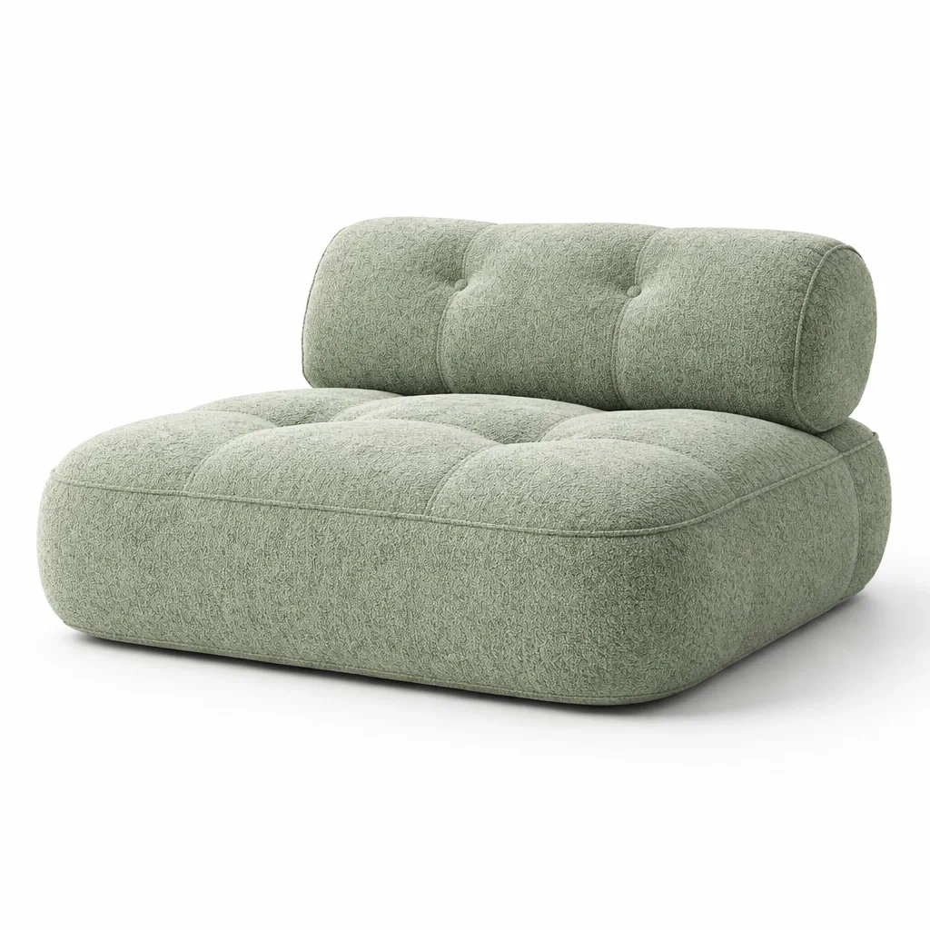 Modern Boucle Lounge Sofa Chair-yavniro