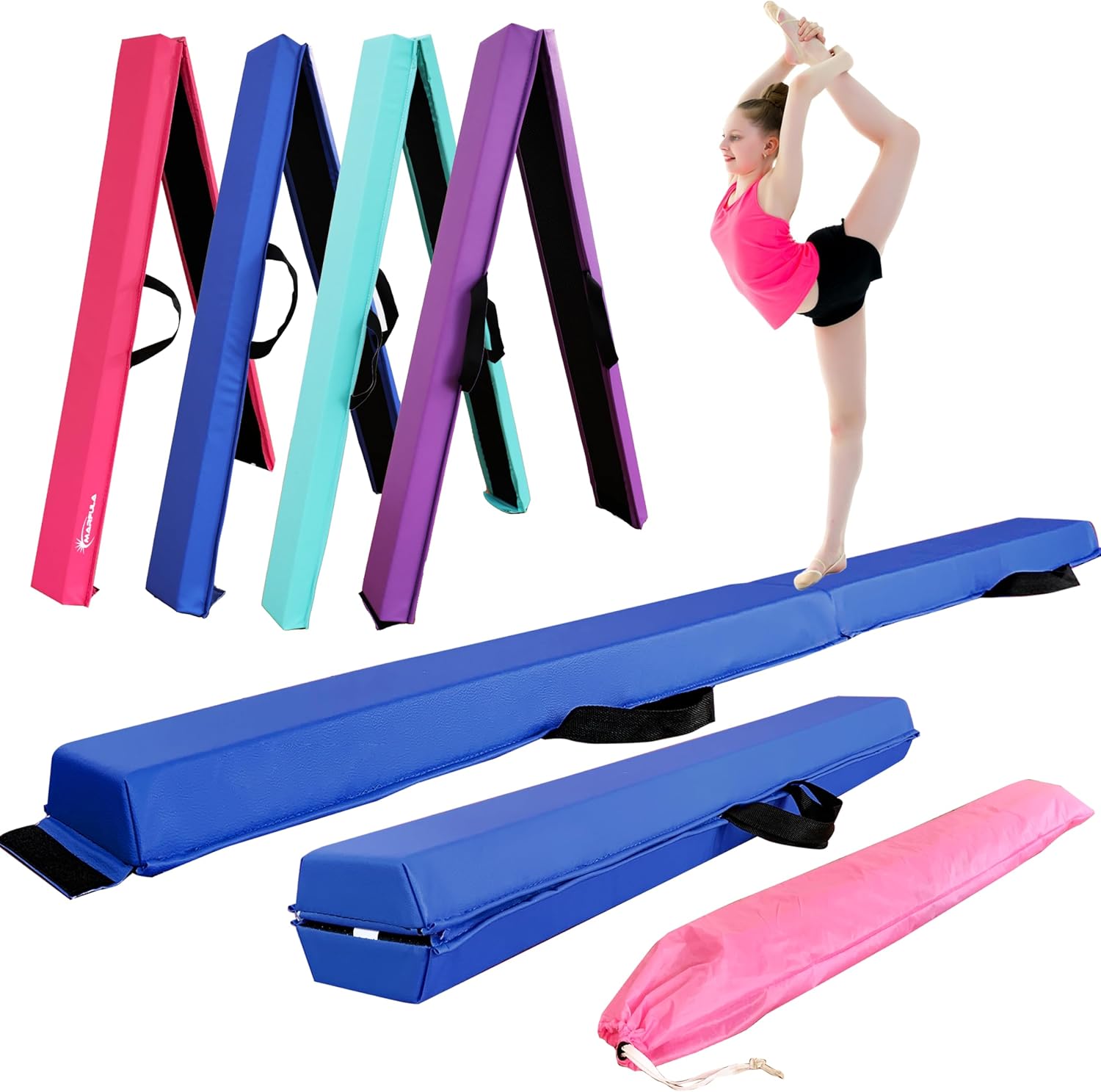6 FT Folding Gymnastic Balance Beam