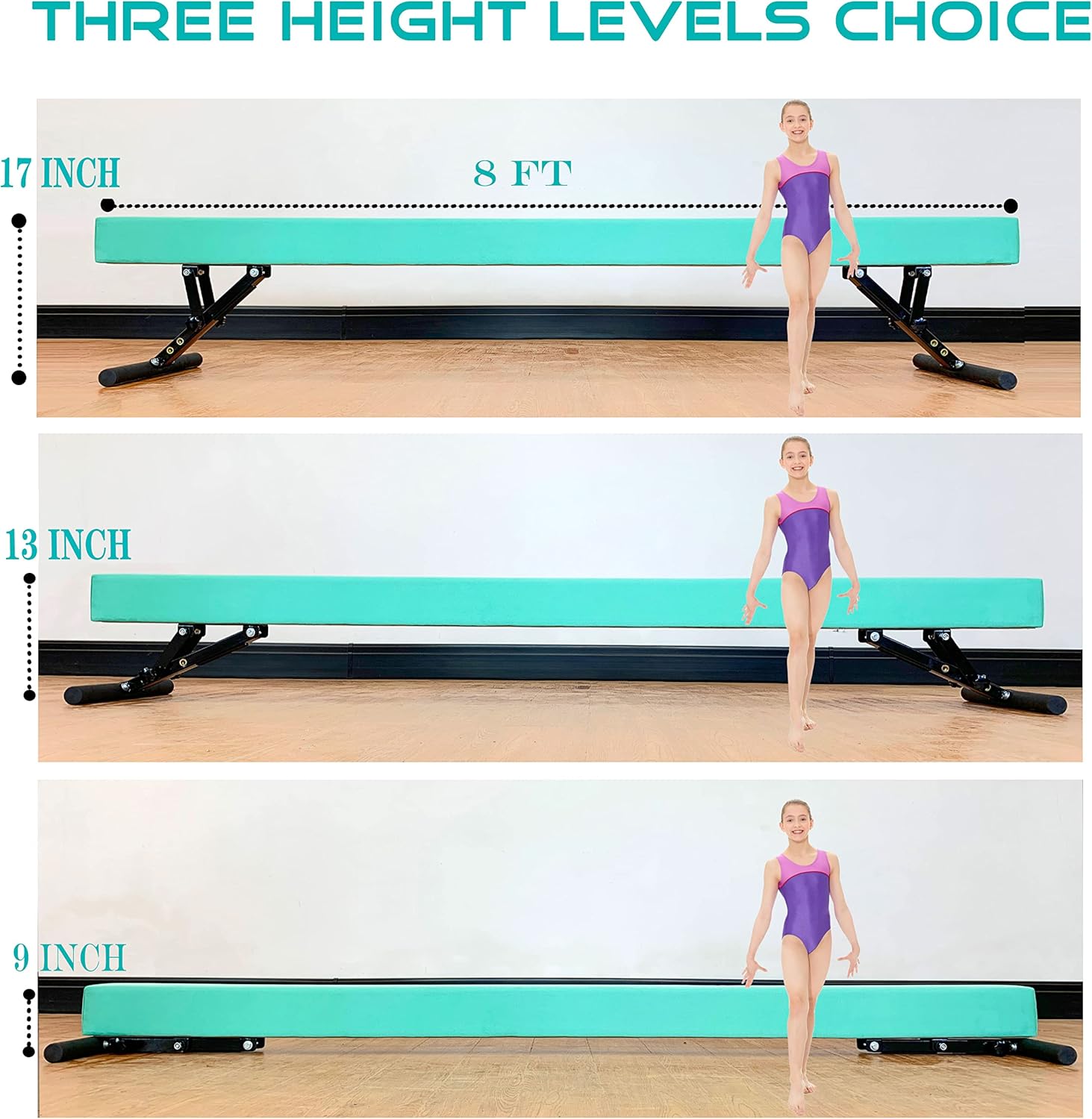 Gymnastic Training Beam Gymnastic Equipment for Athlete Home and Gym Club Use