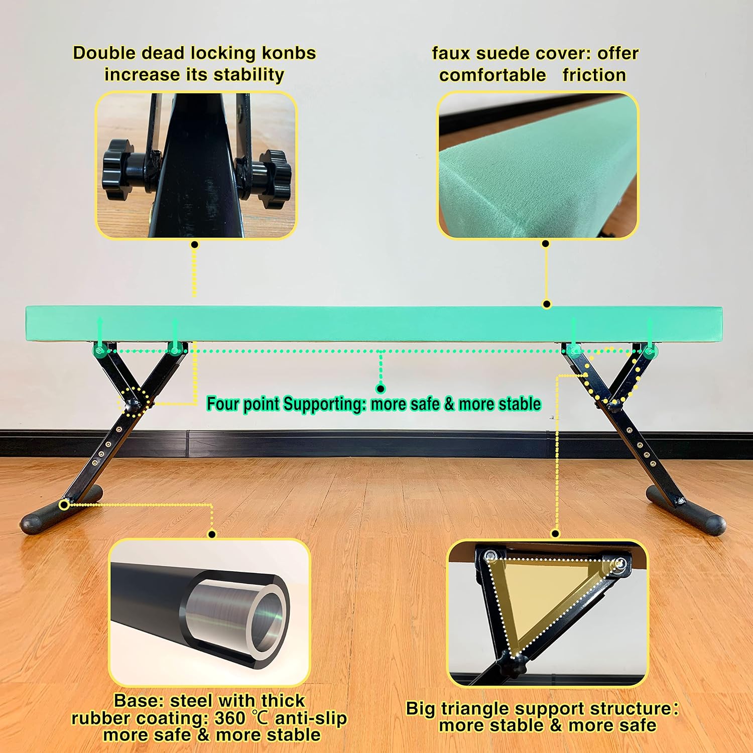 Gymnastic Training Beam Gymnastic Equipment for Athlete Home and Gym Club Use