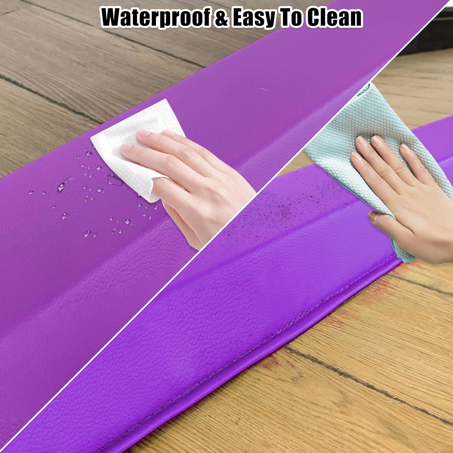 9 FT Folding Gymnastic Balance Beam for Kids with Carry Bag for Home