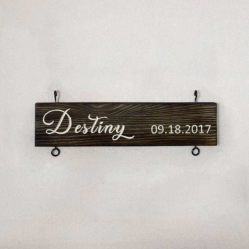 Custom Name Slat Add-On | 2025 Engraved Grandkids Sign Replacement for Existing Family Plaque