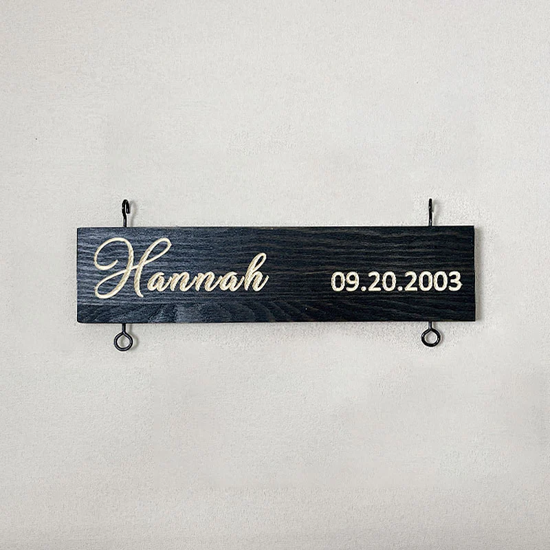 Custom Name Slat Add-On | 2025 Engraved Grandkids Sign Replacement for Existing Family Plaque