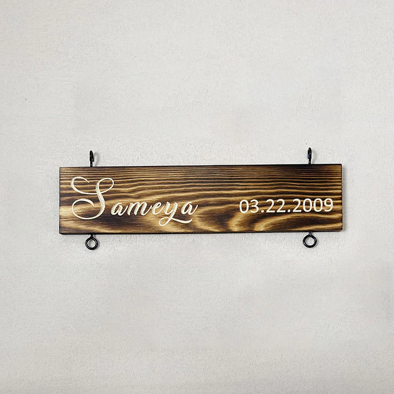 Custom Name Slat Add-On | 2025 Engraved Grandkids Sign Replacement for Existing Family Plaque