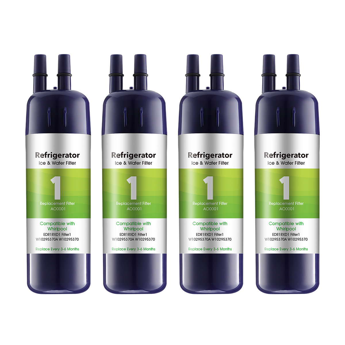 AO01 Replacement Refrigerator Water Filter for EDR1-RXD1 W11602565 W10295370A P8RFWB2L 9081 Filter 1 Whr1rxd1