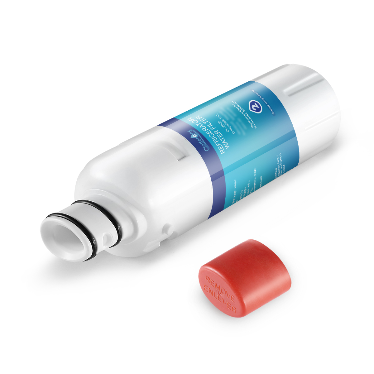 Clatterans CL-Z005 Refrigerator Water Filter Compatible for W10413645A Water Filter 2 & p6rfwb2 9082 