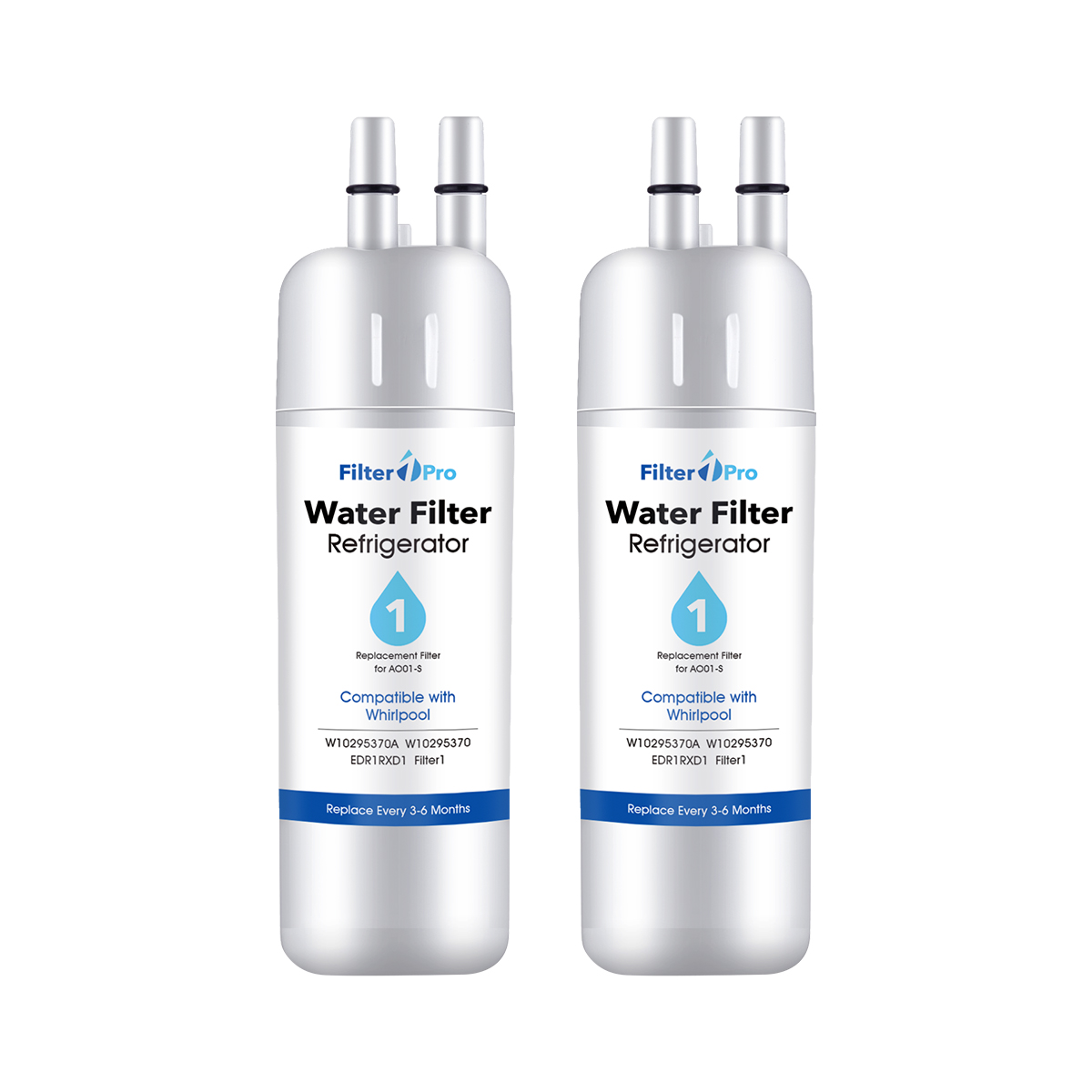 AO01 Replacement Refrigerator Water Filter for EDR1-RXD1 W11602565 W10295370A P8RFWB2L 9081 Filter 1 Whr1rxd1