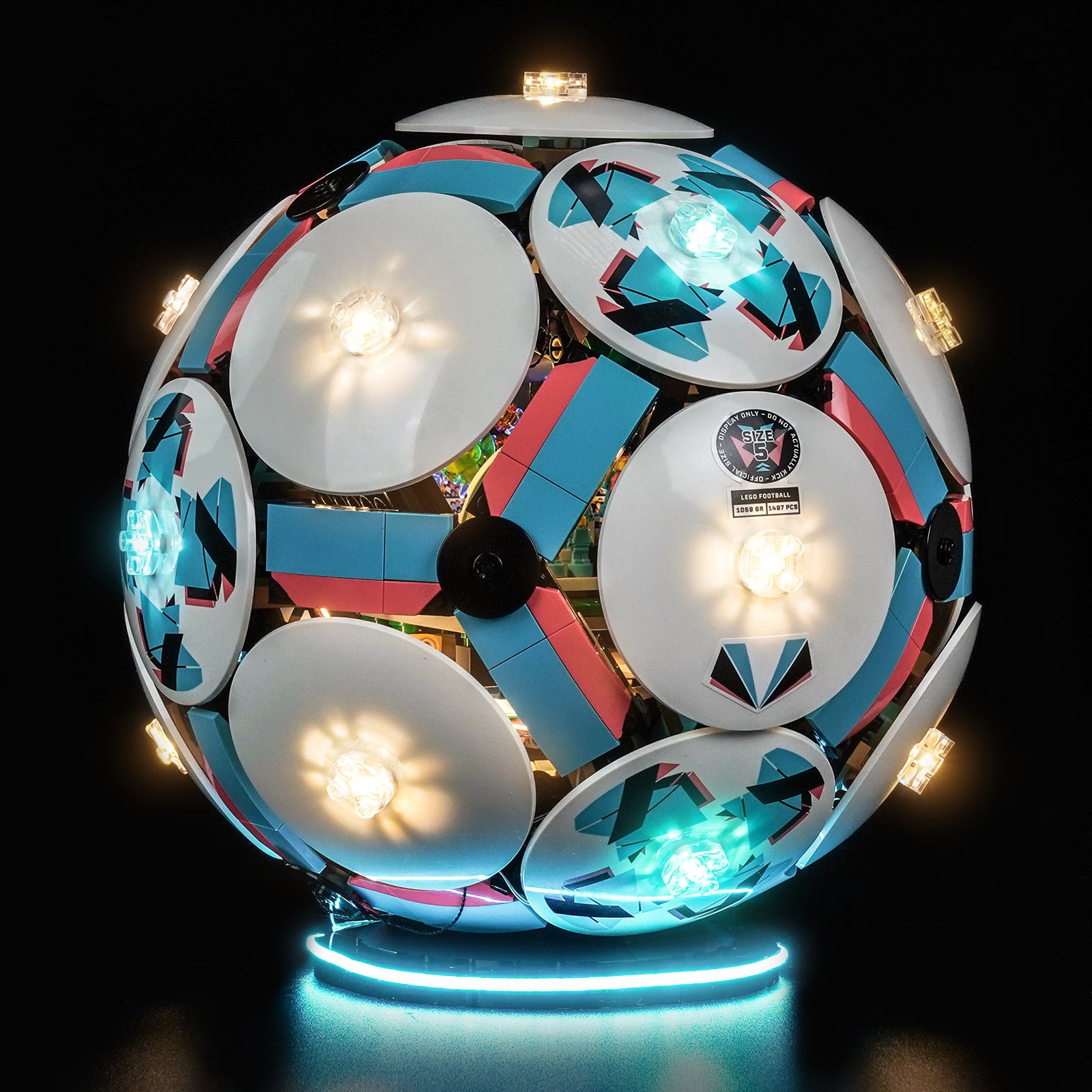 BrickBling Light Kit for LEGO Editions Soccer Ball 43019