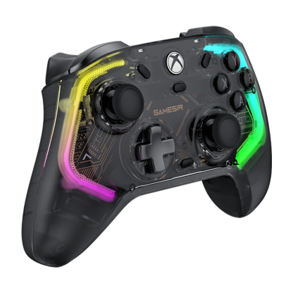 GameSir Kaleid Wired Transparent RGB Gaming Controller for Xbox
