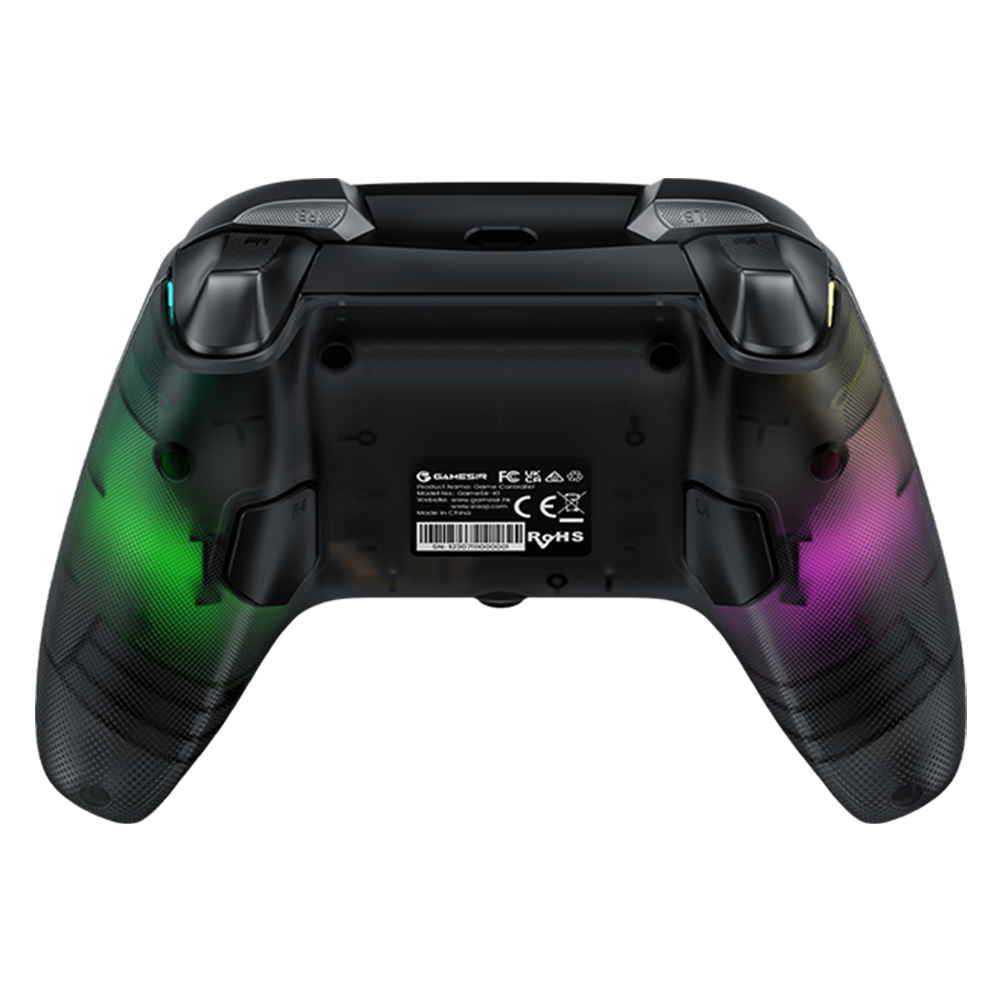 GameSir Kaleid Wired Transparent RGB Gaming Controller for Xbox
